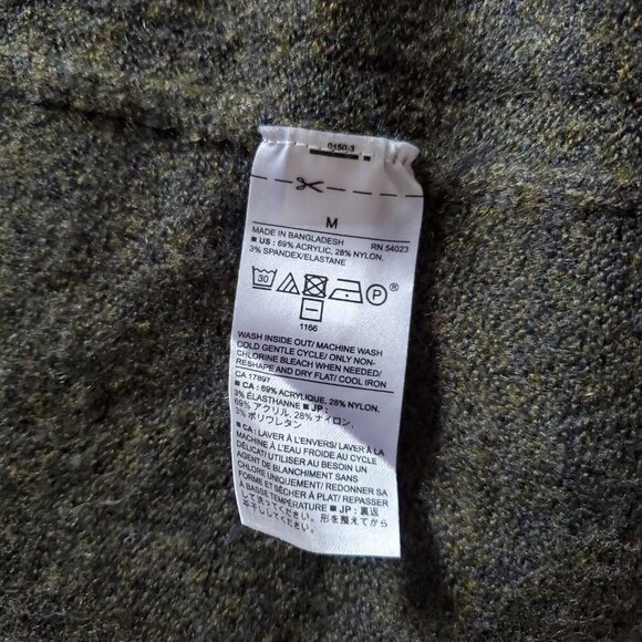 Moss Green Cardigan With Pockets. - Picture 5 of 6